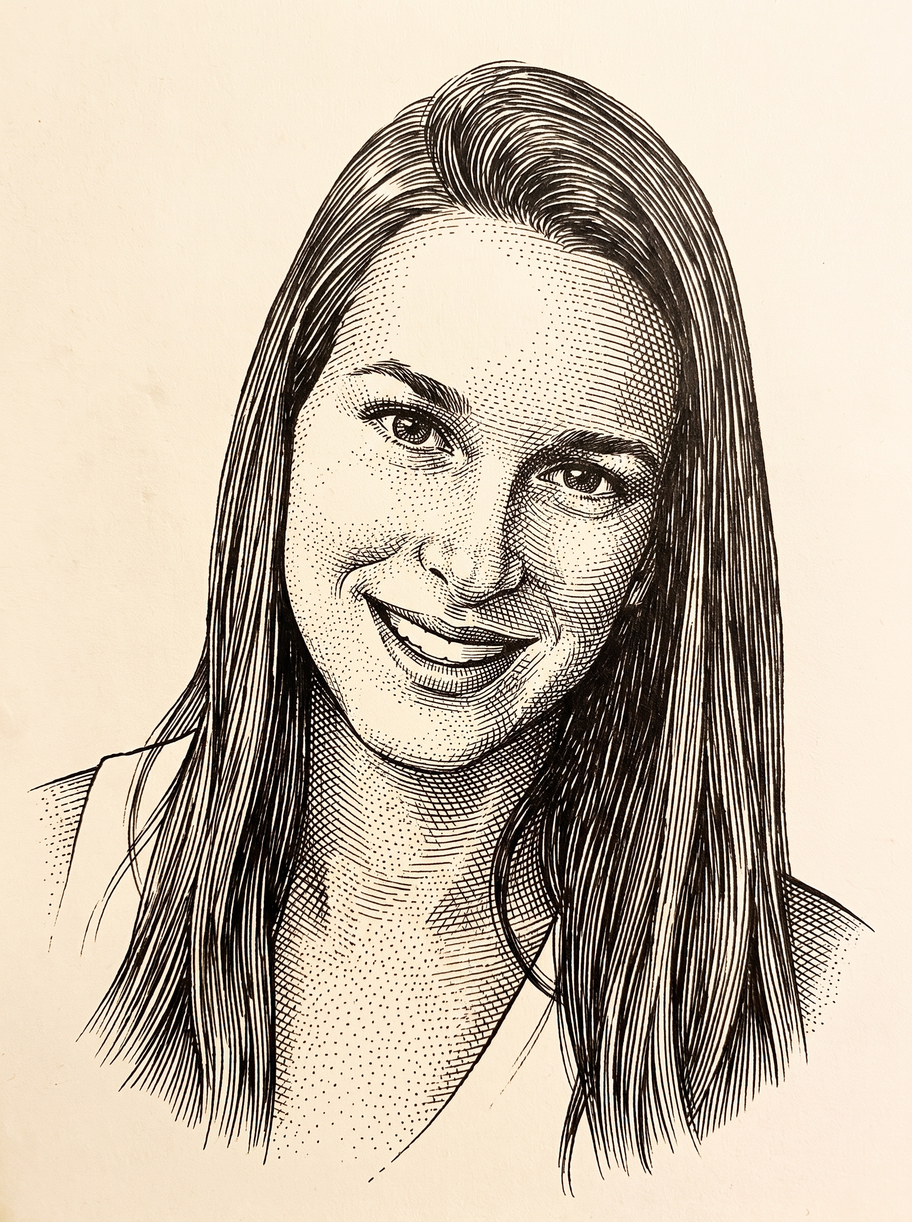 Engraved line-art portrait of Sammy Steele