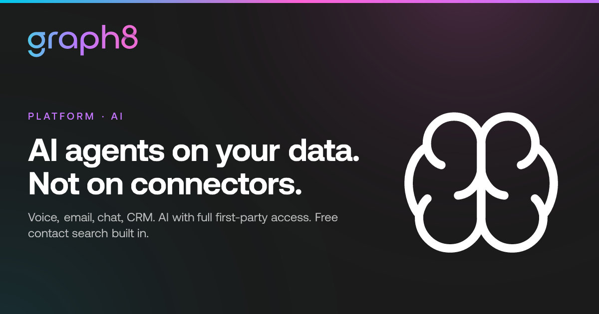 graph8 | AI runs the work. Your reps win the moment.